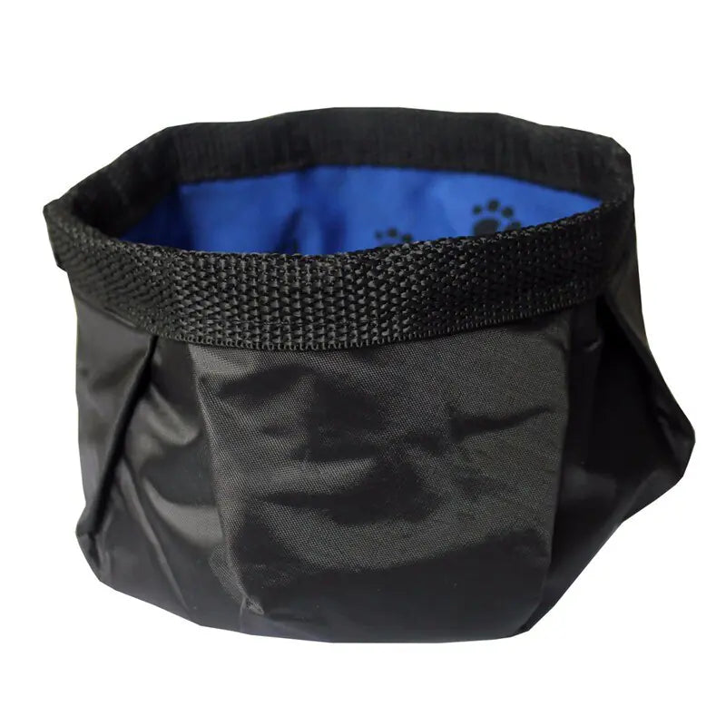 Portable Oxford Fabric Folding Pet Water Bowl