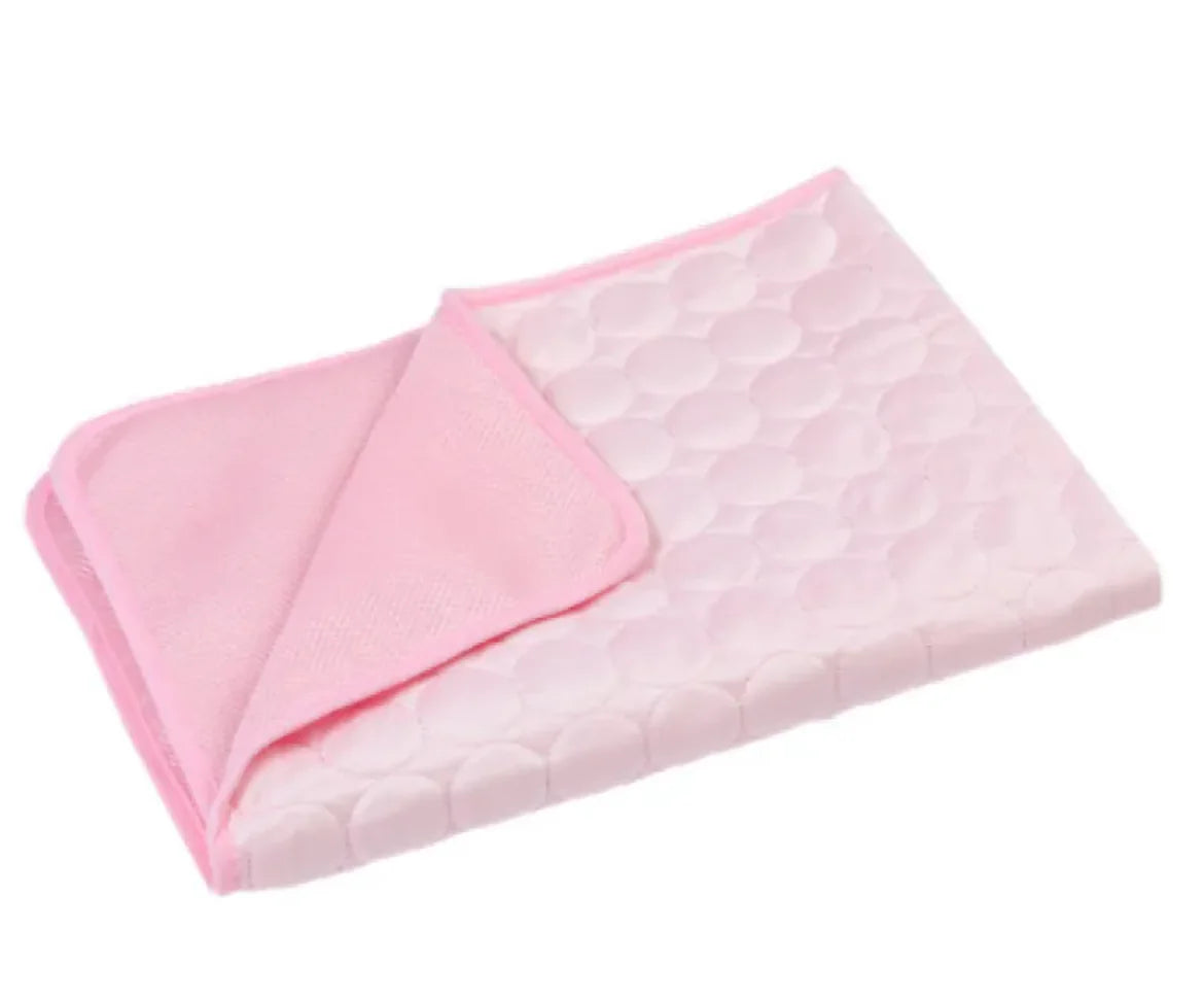 Cooling Pet Mat โ Ice Silk Summer Bed