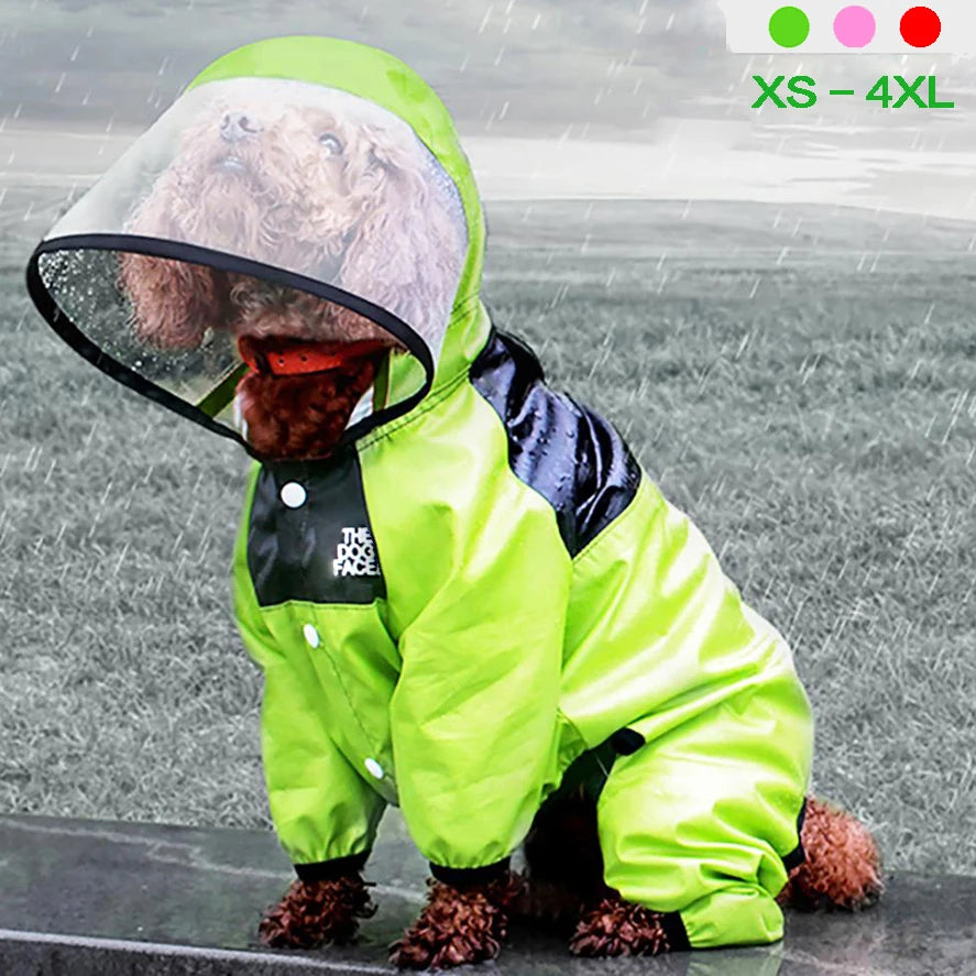 Personalized Pet Raincoat – Paw Chic Edition
