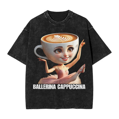 Ballerina Capuchina T Shirts Vintage