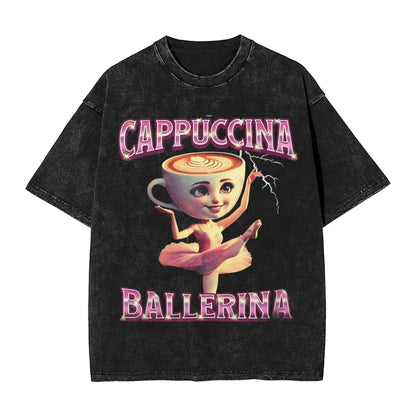 Ballerina Capuchina T Shirts Vintage