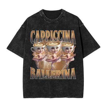 Ballerina Capuchina T Shirts Vintage